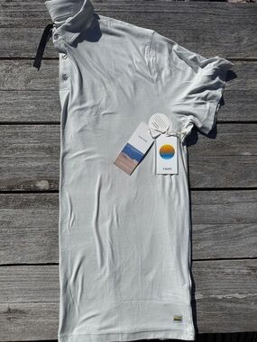 VUORI STRATO TECH POLO MENS SIZE XXL NWT Frost Grey Heather